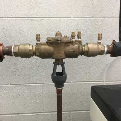 Commercial RPZ Backflow Test